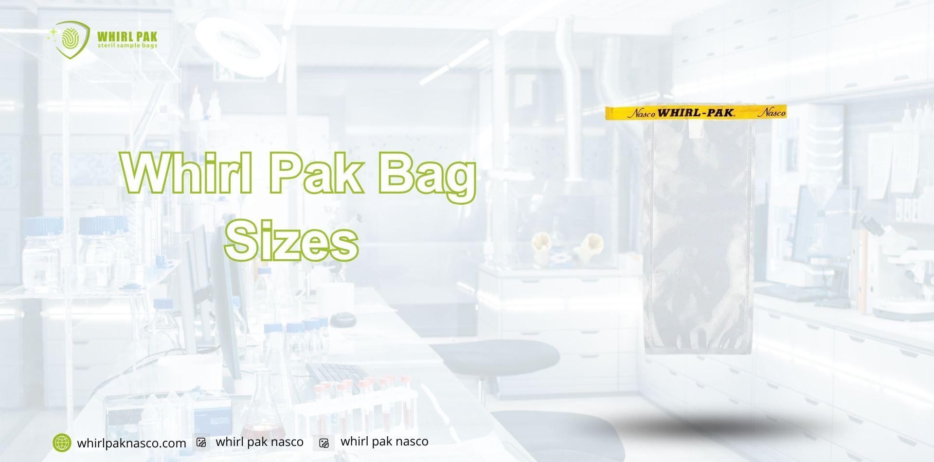 Whirl Pak Bag Sizes